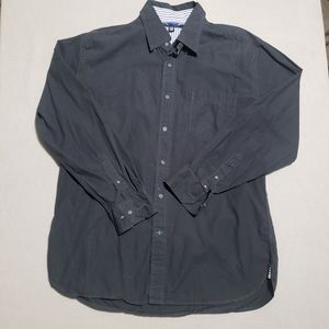 Tommy Hilfiger Men's Black Button Up Shirt Size L